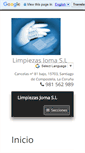 Mobile Screenshot of limpiezasjoma.com